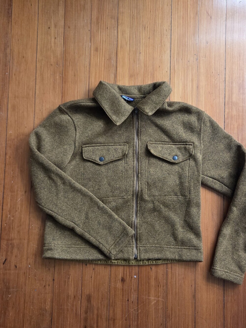 Patagonia 🏔 Brown Heathered Zip-Up Jacket